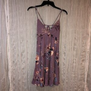 Purple Floral Dress